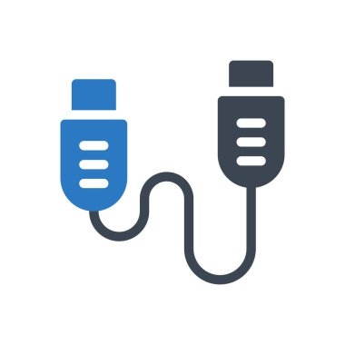 kablo vektörü renk simgesi