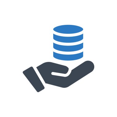 sunucu vektör renk simgesi