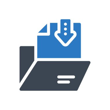 dosya vektör renk simgesi