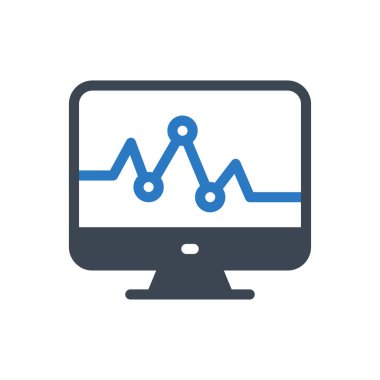 ekran vektörü renk simgesi