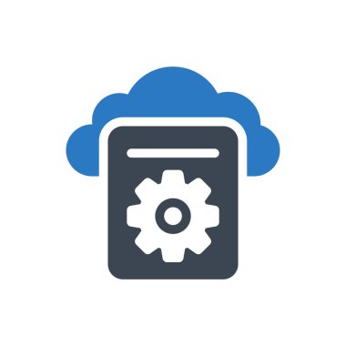 hesap vektörü kabartma renk simgesi