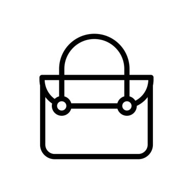 cüzdan vektör ince çizgi simgesi