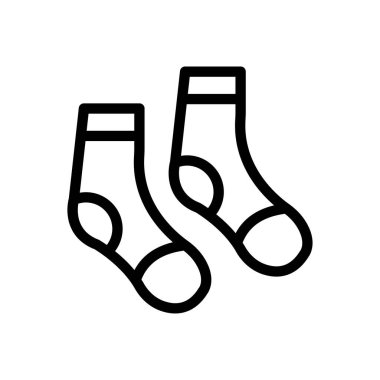 Kumaş vektörü ince çizgi simgesi