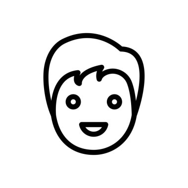 berber vektör ince çizgi simgesi