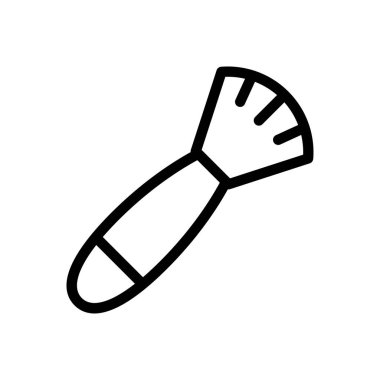 moda vektörü ince çizgi simgesi