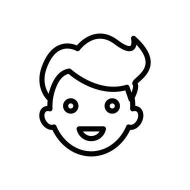 berber vektör ince çizgi simgesi