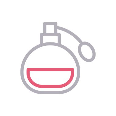 Parfüm vektör renk çizgisi simgesi