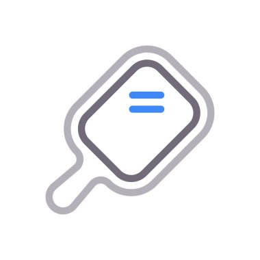 makyaj vektörü renk çizgisi simgesi