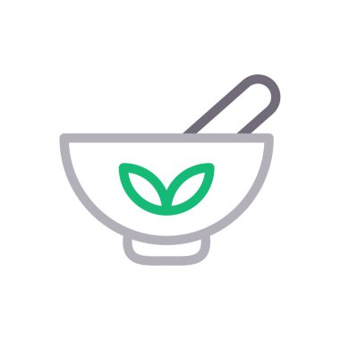 spa vektör renk çizgisi simgesi