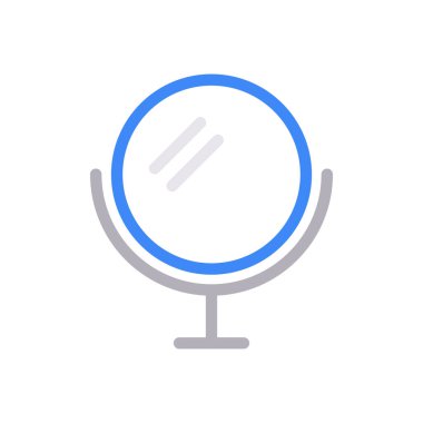 makyaj vektörü renk çizgisi simgesi