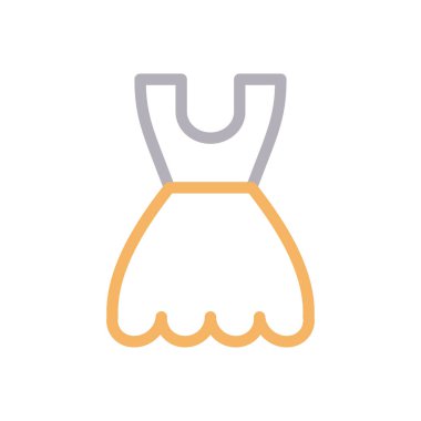 Kumaş vektör renk çizgisi simgesi