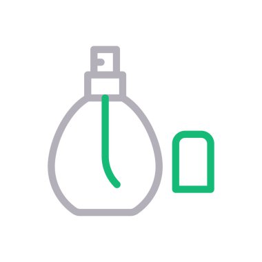 parfüm vektörü renk çizgisi simgesi