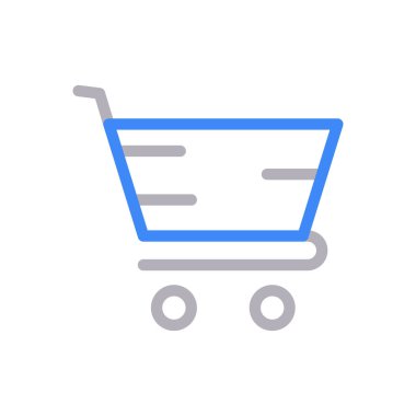 Tramvay vektör renk çizgisi simgesi