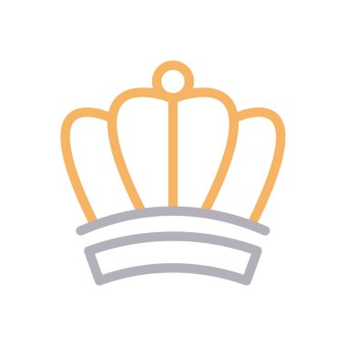 İmparatorluk vektör renk çizgisi simgesi