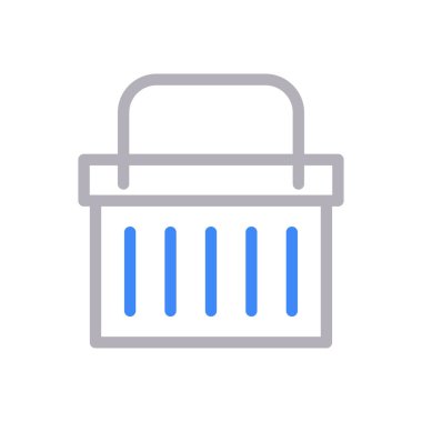 Tramvay vektör renk çizgisi simgesi