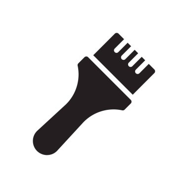 makyaj vektörü simgesi düz simge