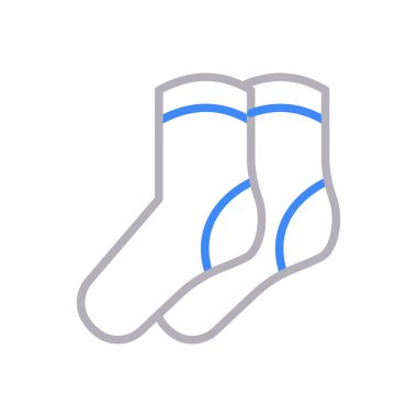 giysi vektör renk çizgisi simgesi