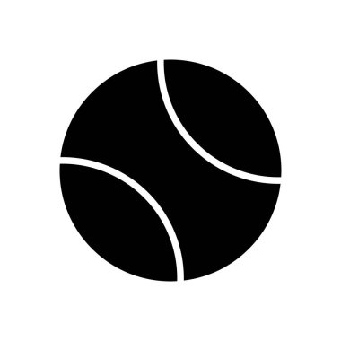 vektör glyph düz simgesini çal