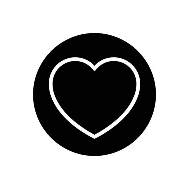 sevgi vektör düz simgesi