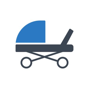 pram vektör renk simgesi