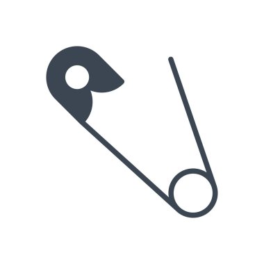 İğne vektör renk simgesi