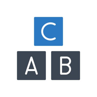 blok vektör renk simgesi