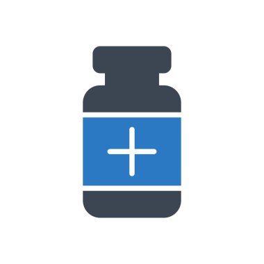 ilaç vektörü renk simgesi