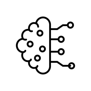 hesaplama vektörü ince çizgi simgesi