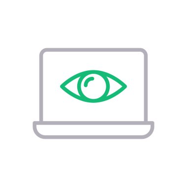 görünür vektör renk çizgisi simgesi