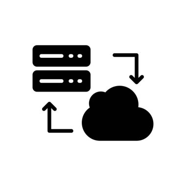 dosya paylaşım vektörü düz simgesi
