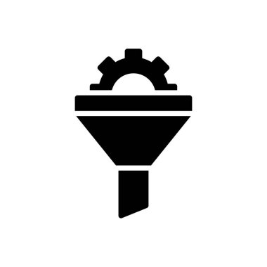 vektör glifini düz simge olarak ayarla