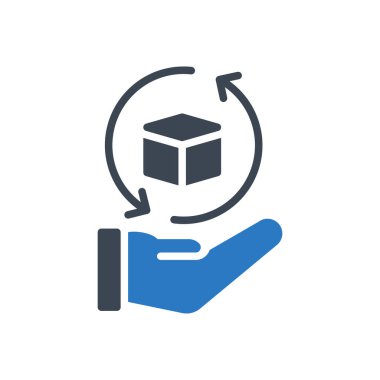 Güvenli vektör renk simgesi