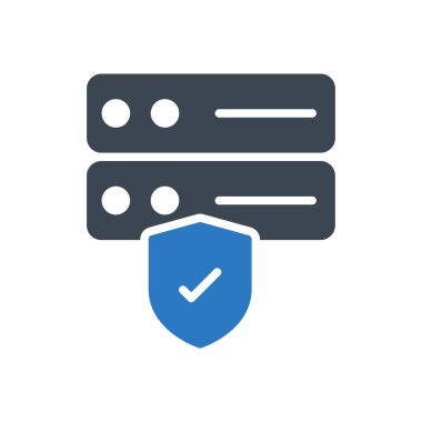 güvenlik vektörü renk simgesi