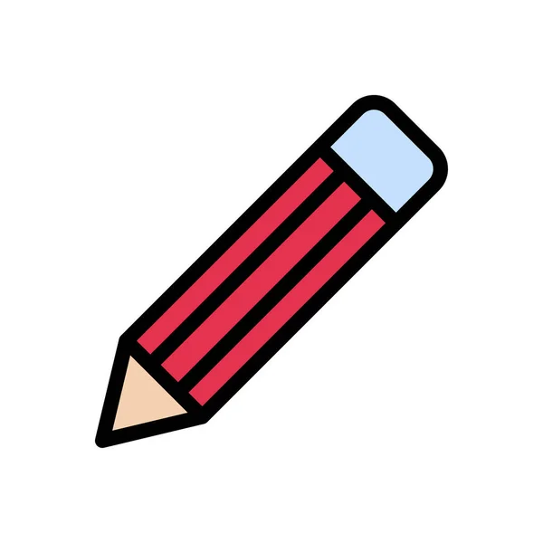 Note Vector Flat Color Icon — 스톡 벡터