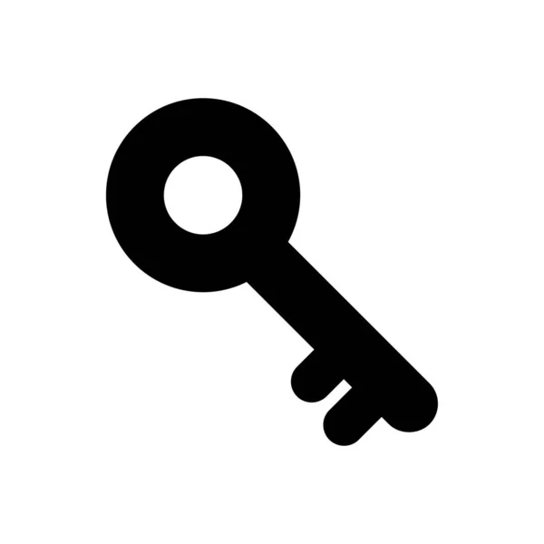 Lock Vector Glyph Flat Icon — Stock Vector