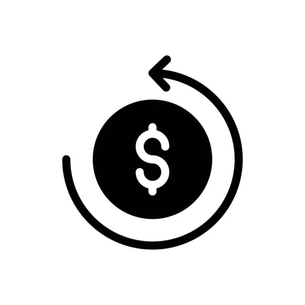 Значок Векторного Знака Доллара — стоковый вектор