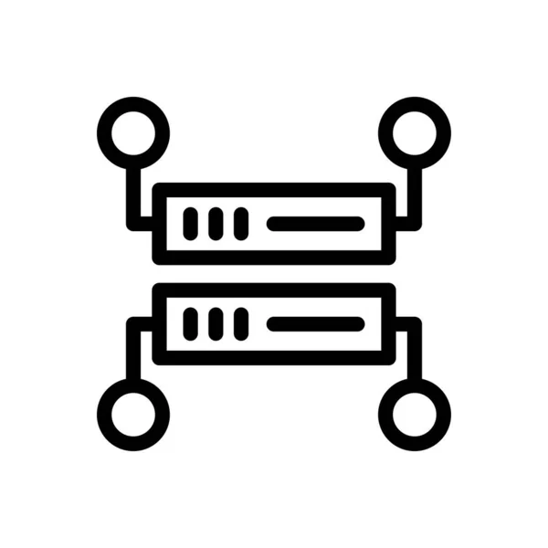 Иконка Тонкой Линии — стоковый вектор