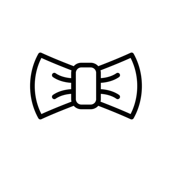 Krawattenvektor Thin Line Symbol — Stockvektor