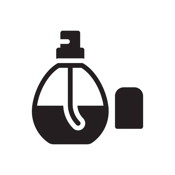 Perfume Vector Glifo Icono Plano — Vector de stock