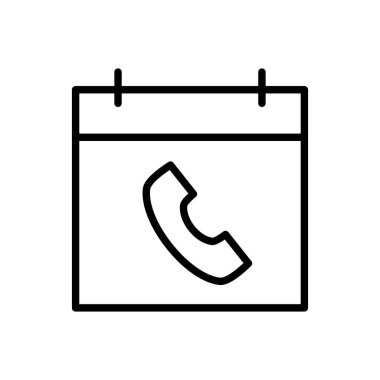 tarih vektörü ince çizgi simgesi