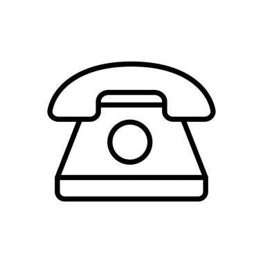 Sabit hat vektörü ince çizgi simgesi