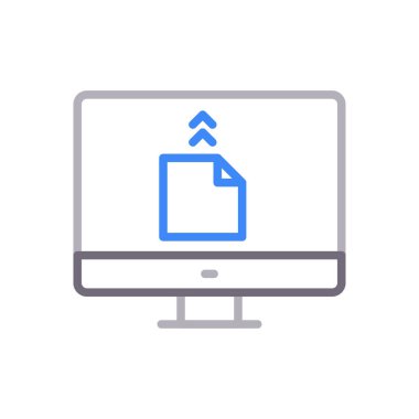 vektör renk çizgisi simgesi gönderiliyor