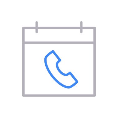 tarih vektör renk çizgisi simgesi