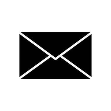 ileti vektörü düz simgesi