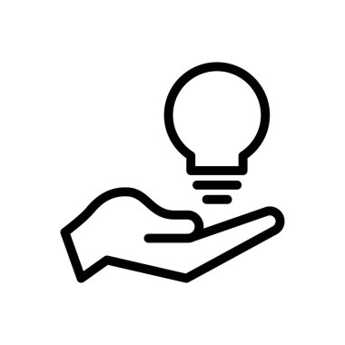 yaratıcı vektör ince çizgi simgesi