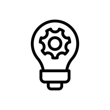 yaratıcı vektör ince çizgi simgesi