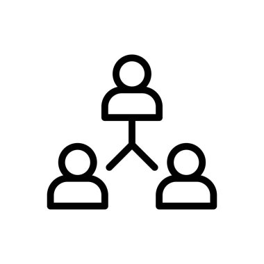 takım vektör ince çizgi simgesi