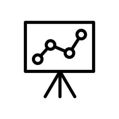 tahta vektörü ince çizgi simgesi