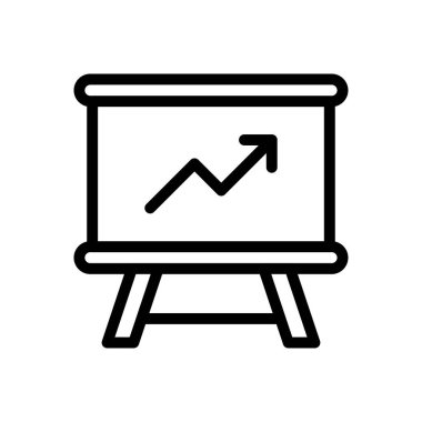 tahta vektörü ince çizgi simgesi