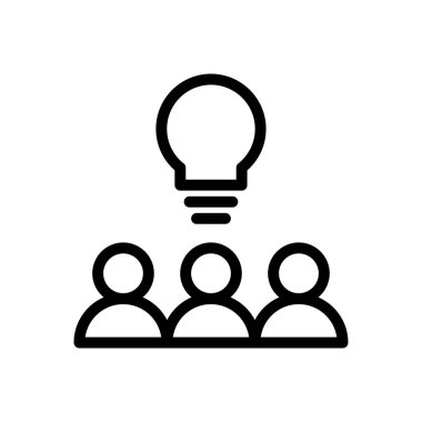 yaratıcı vektör ince çizgi simgesi